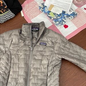 Patagonia Silver Quilted Jacket